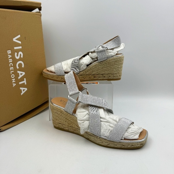 NEW Viscata Dalia Elastic Silver EUR 40 - Picture 1 of 11